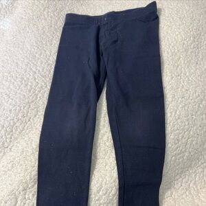 Osh kosh bgosh navy leggings with sparkles size 6, girls